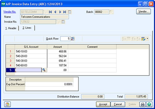 Sage 100 ERP Consultant Accounts Payable IV