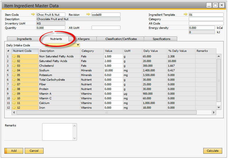 Process manufacturing software SAP Business One