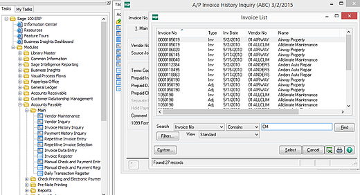 ERP software Sage 100 ERP 1