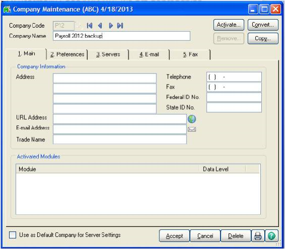 Sage 100 ERP (MAS 90): How to Perform a Payroll Backup