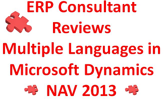 ERP Consultant Multiple Languages in Microsoft Dynamics NAV 2013 resized 600