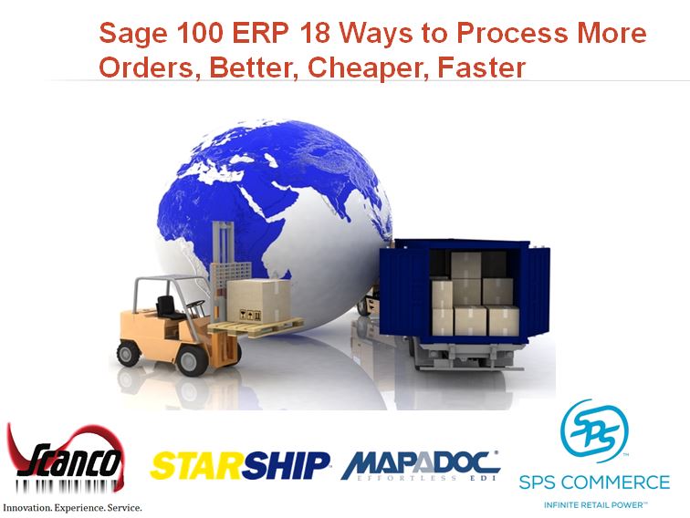 ERP VAR Reviews Sage 100 ERP Supply Chain Integrated Solution Webcast