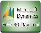 Microsoft Dynamics Free Trial Button