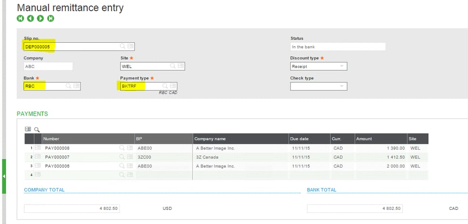 How to Set up Electronic Funds Transfer (EFT) in Sage X3