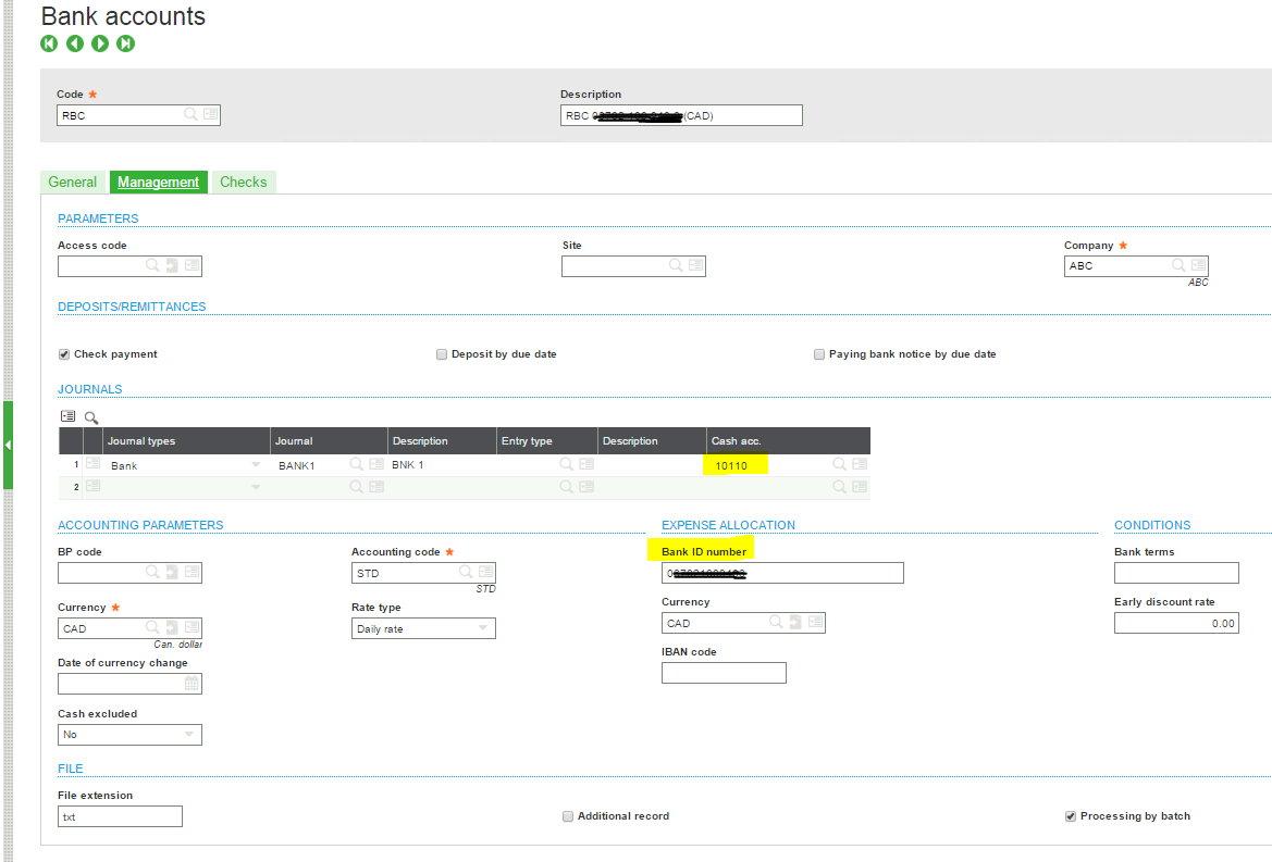 How to Set up Electronic Funds Transfer (EFT) in Sage X3