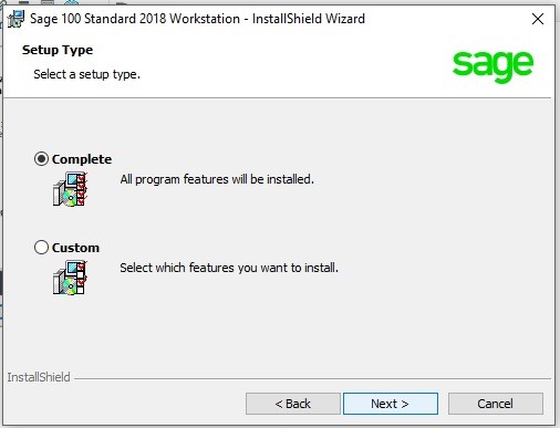 How to install Sage 100 workstation 4