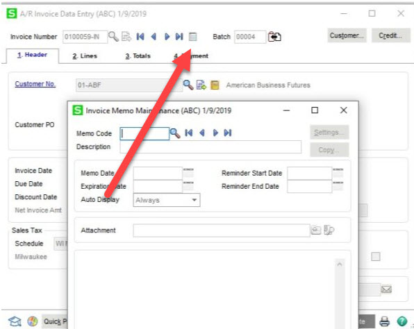 3 Steps to Attach Documents on Invoices in Sage 100 Accounts Receivable