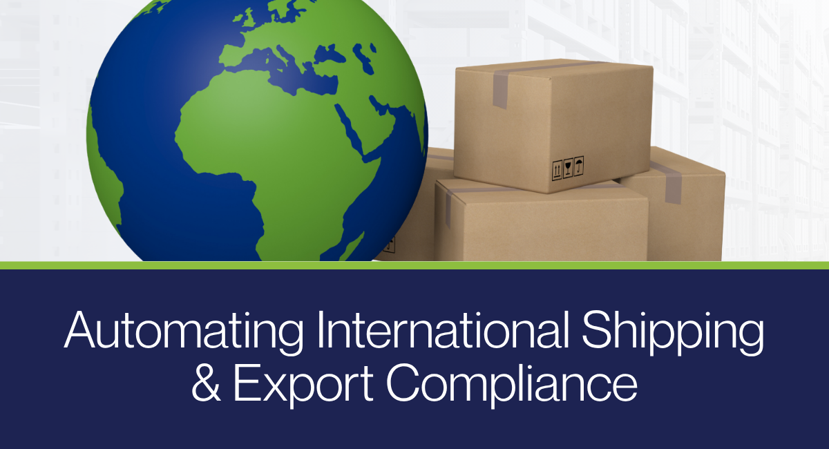 Automating International Shipping and Export Compliance