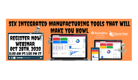 Acumatica Lunch & Learn: 6 Modern Manufacturing Tools