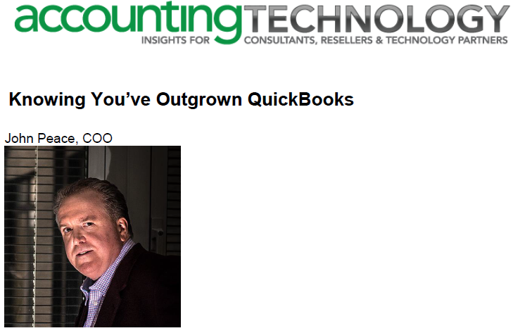 Whitepaper: Outgrowing QuickBooks? Why Select Microsoft Dynamics GP