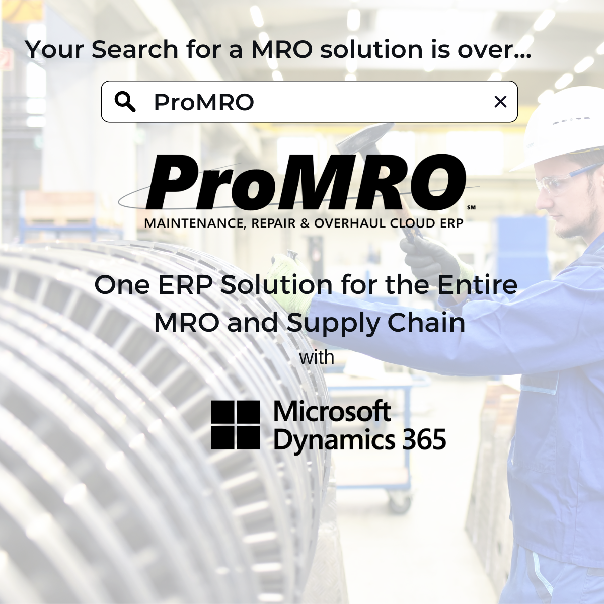 A Complete MRO Solution for Dynamics 365 Finance and Supply