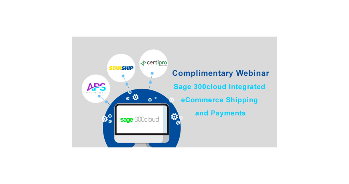 Sage 300cloud: Integrated eCommerce, Shipping and Payments