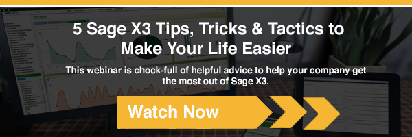 Sage X3 Tips and Tricks: How to Add Controls to Fields in Sage X3