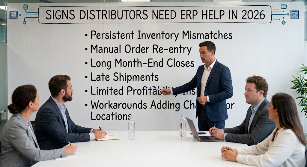 ERP Warning Signs for Distributors in 2026 (and What to Do)